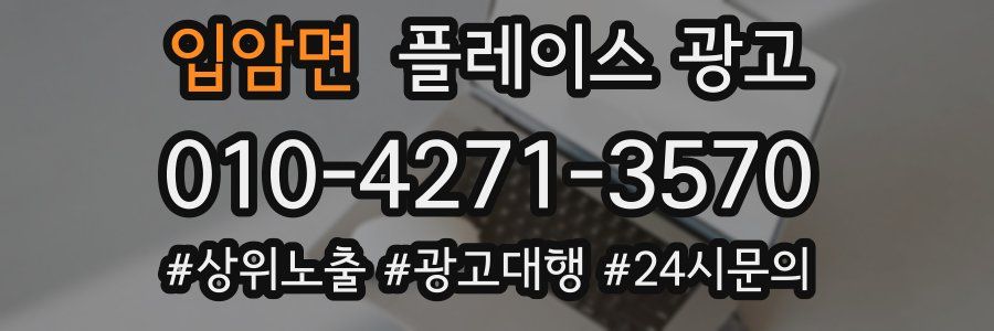 입암면 플레이스 광고