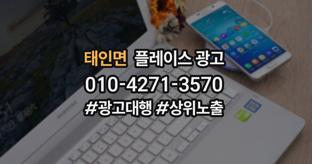 태인면 플레이스 광고