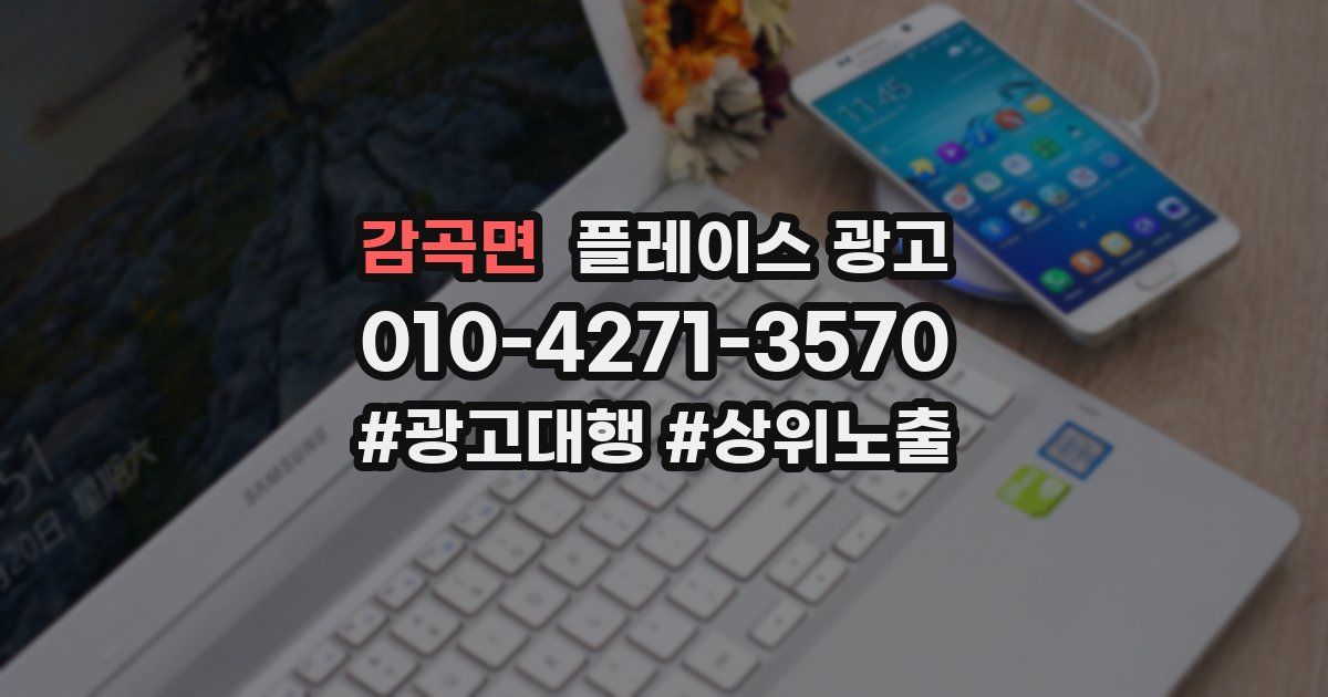 감곡면 플레이스 광고