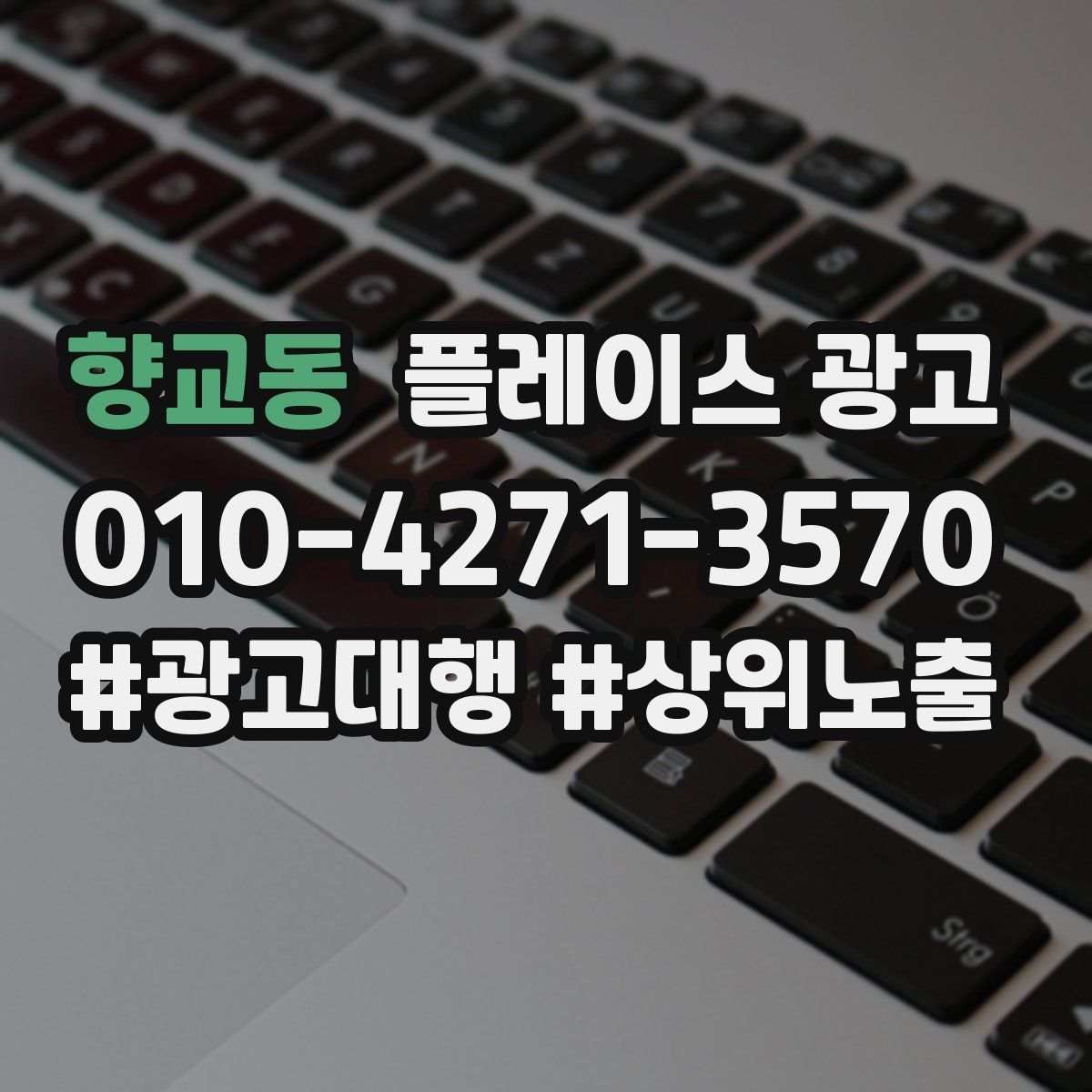 향교동 플레이스 광고