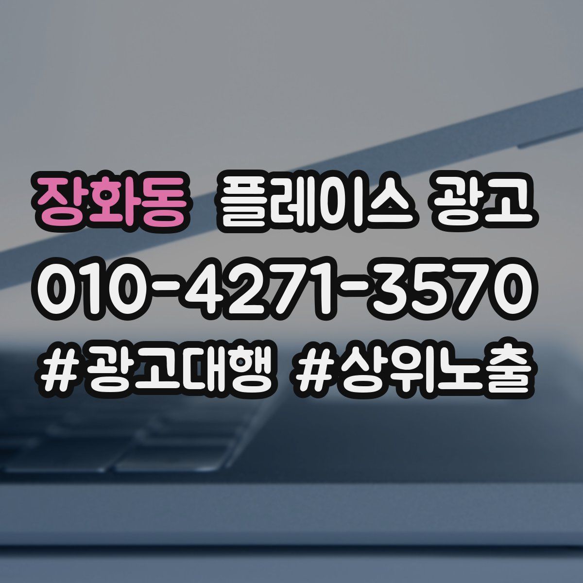 장화동 플레이스 광고