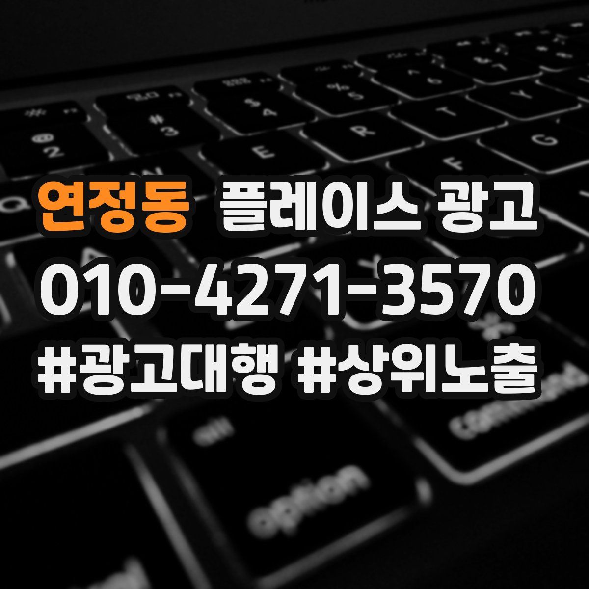 연정동 플레이스 광고