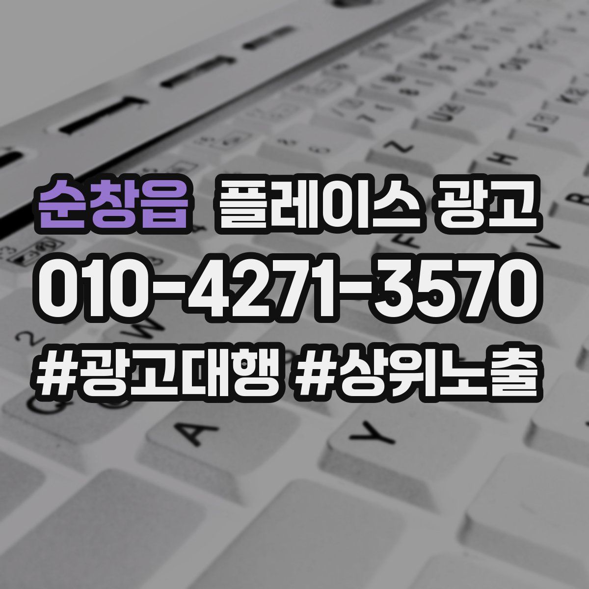 순창읍 플레이스 광고