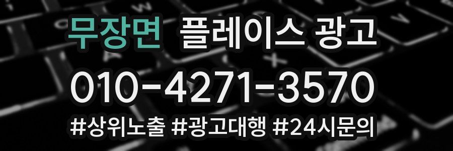 무장면 플레이스 광고