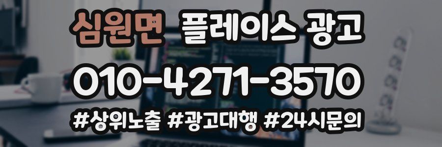 심원면 플레이스 광고