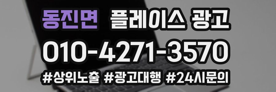 동진면 플레이스 광고