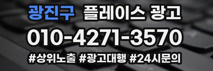 광진구 플레이스 광고