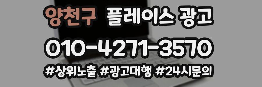 양천구 플레이스 광고