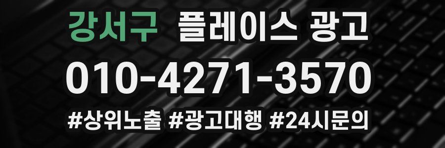 강서구 플레이스 광고