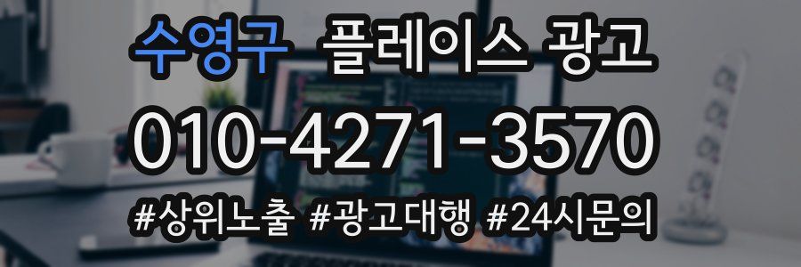 수영구 플레이스 광고