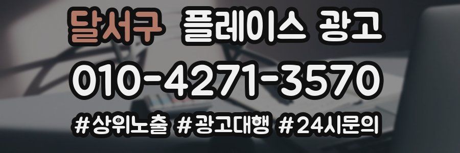 달서구 플레이스 광고