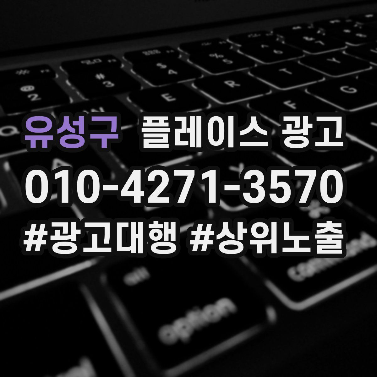 유성구 플레이스 광고