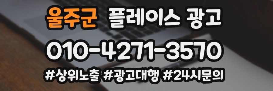 울주군 플레이스 광고