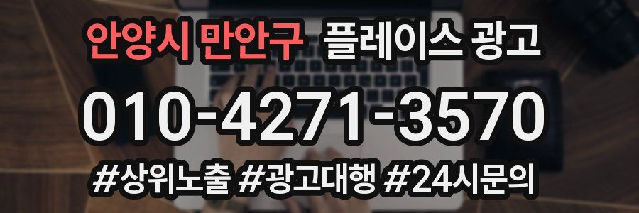 안양시 만안구 플레이스 광고
