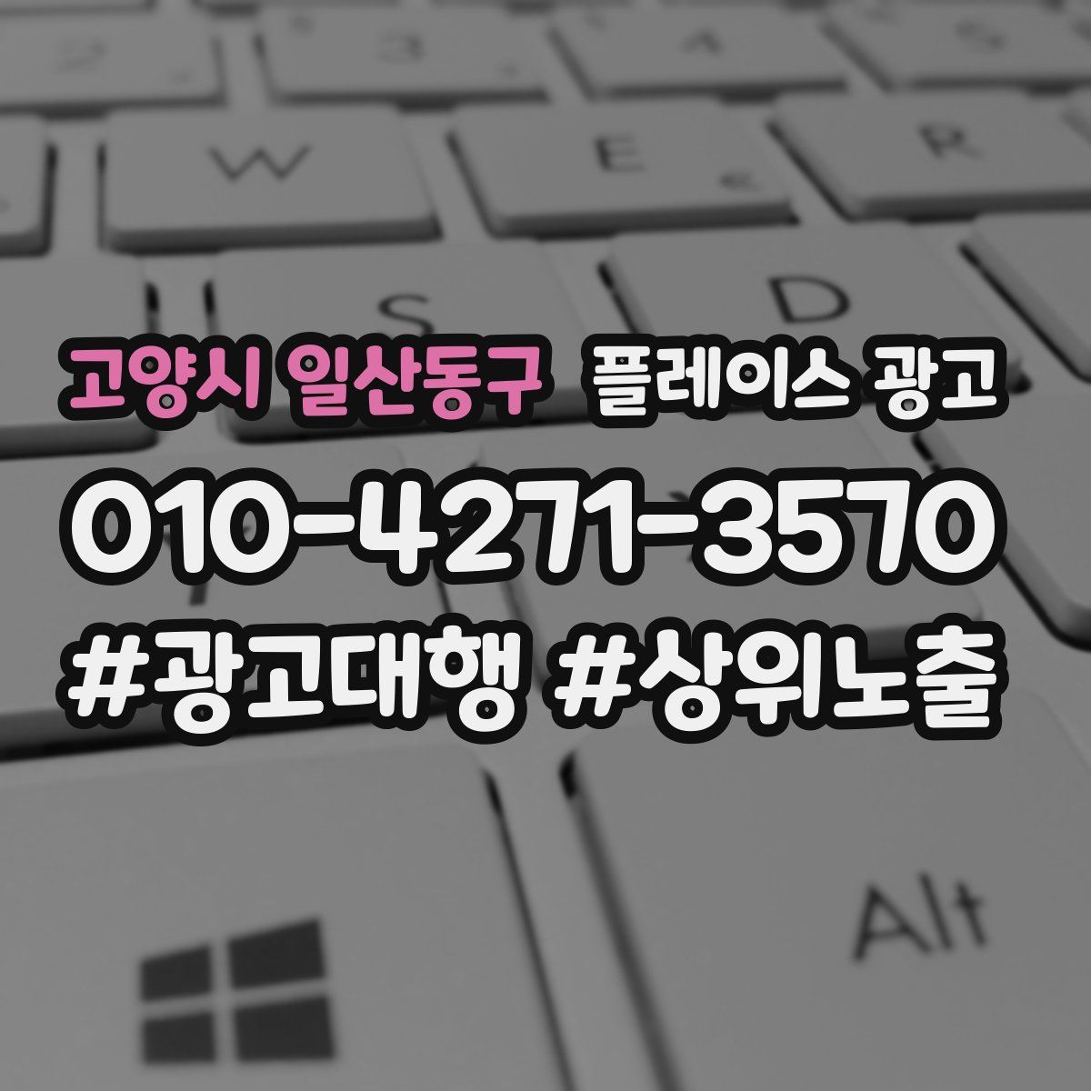 고양시 일산동구 플레이스 광고