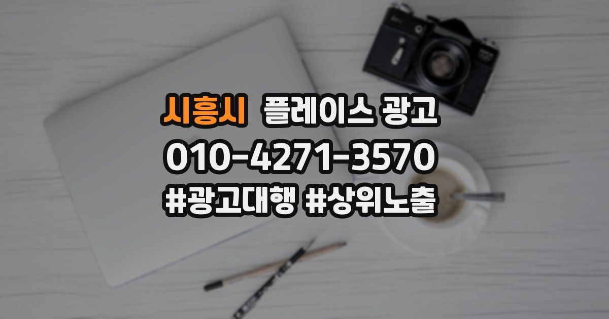 시흥시 플레이스 광고