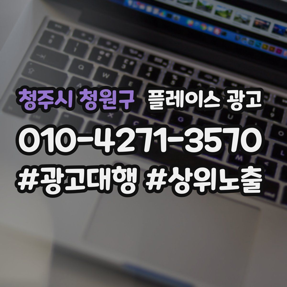 청주시 청원구 플레이스 광고