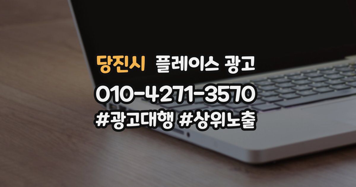 당진시 플레이스 광고