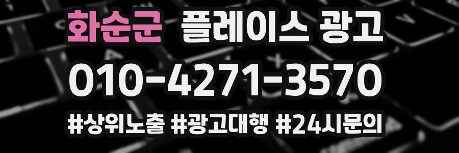 화순군 플레이스 광고