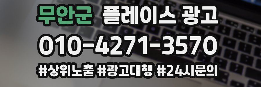 무안군 플레이스 광고
