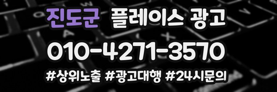 진도군 플레이스 광고