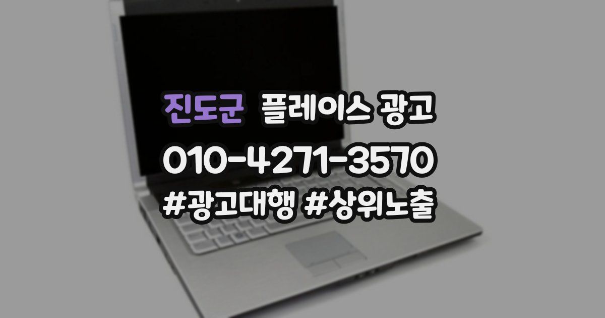 진도군 플레이스 광고