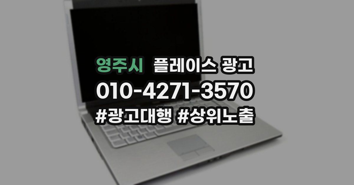 영주시 플레이스 광고