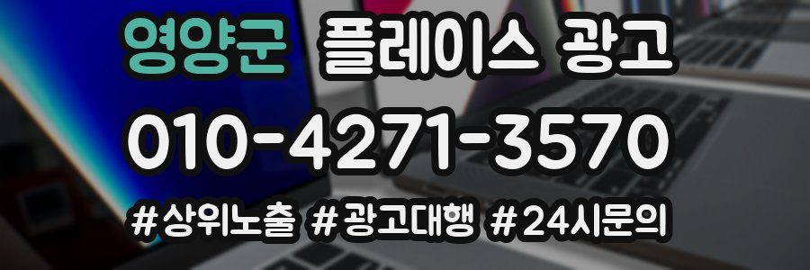 영양군 플레이스 광고