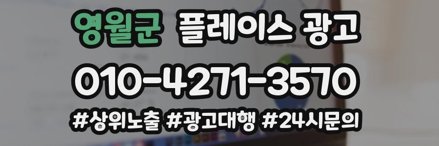 영월군 플레이스 광고