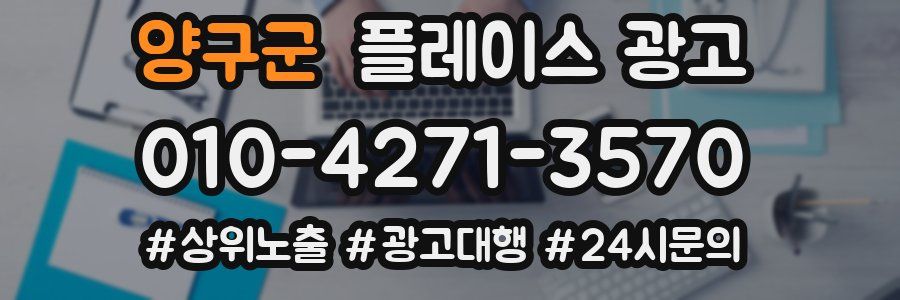 양구군 플레이스 광고