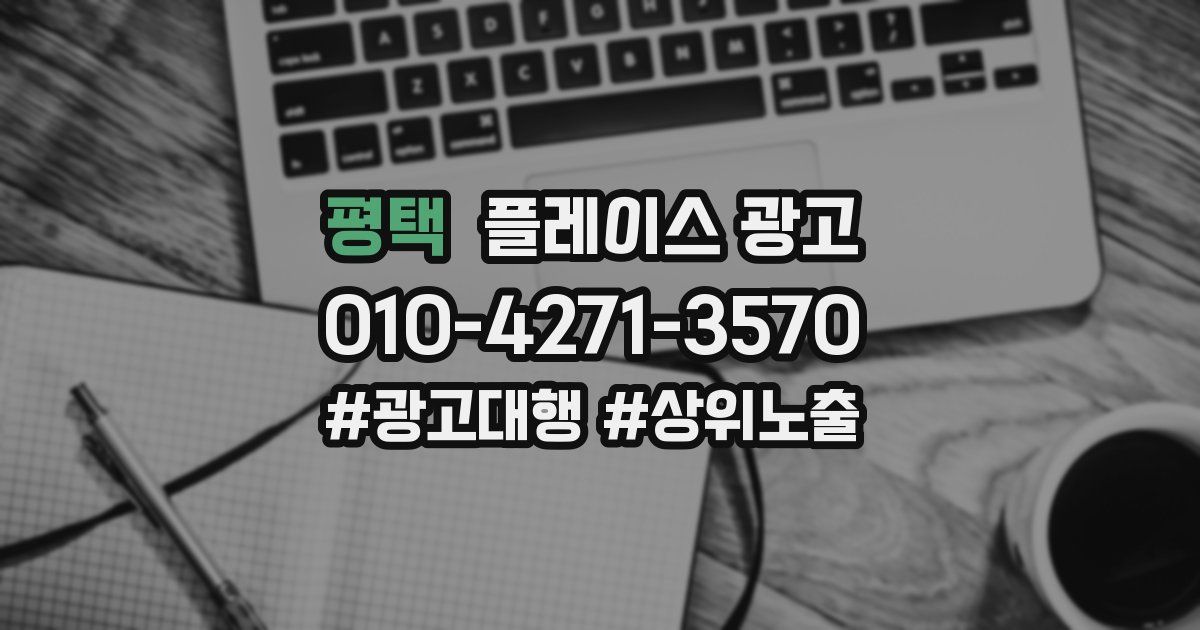 평택 플레이스 광고