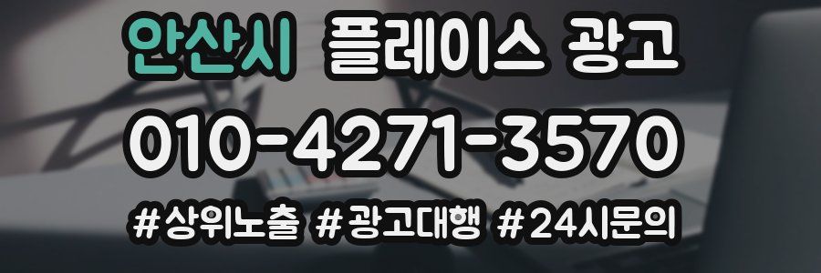 안산시 플레이스 광고