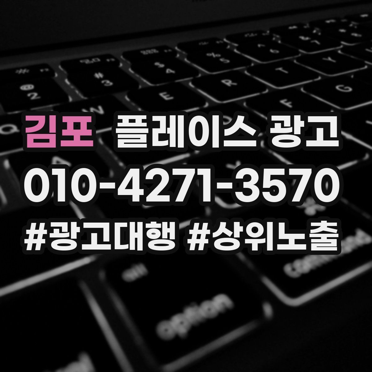 김포 플레이스 광고 전화 전환이 높은 키워드의 특징