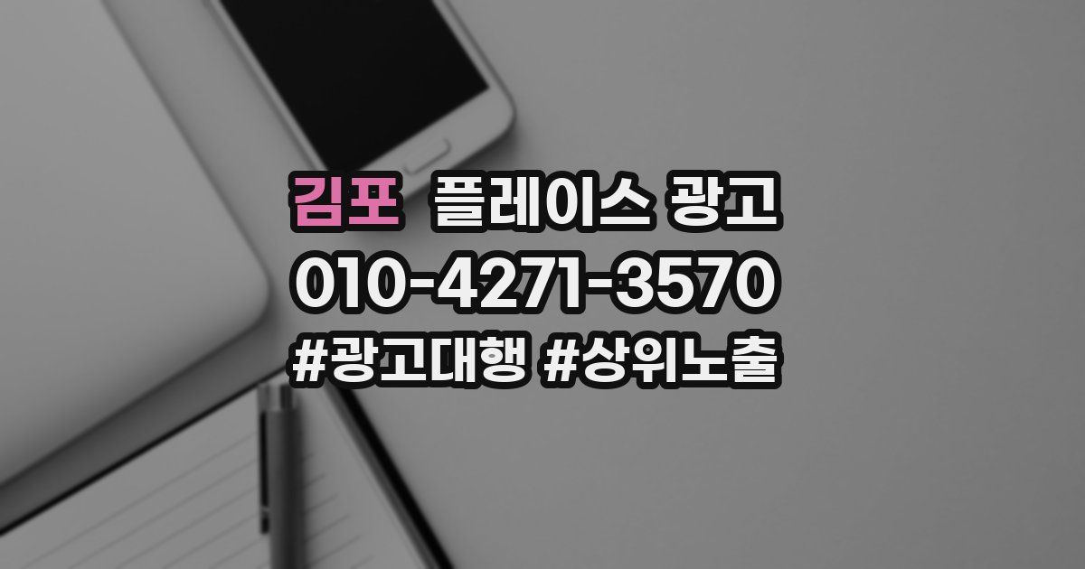 김포 플레이스 광고