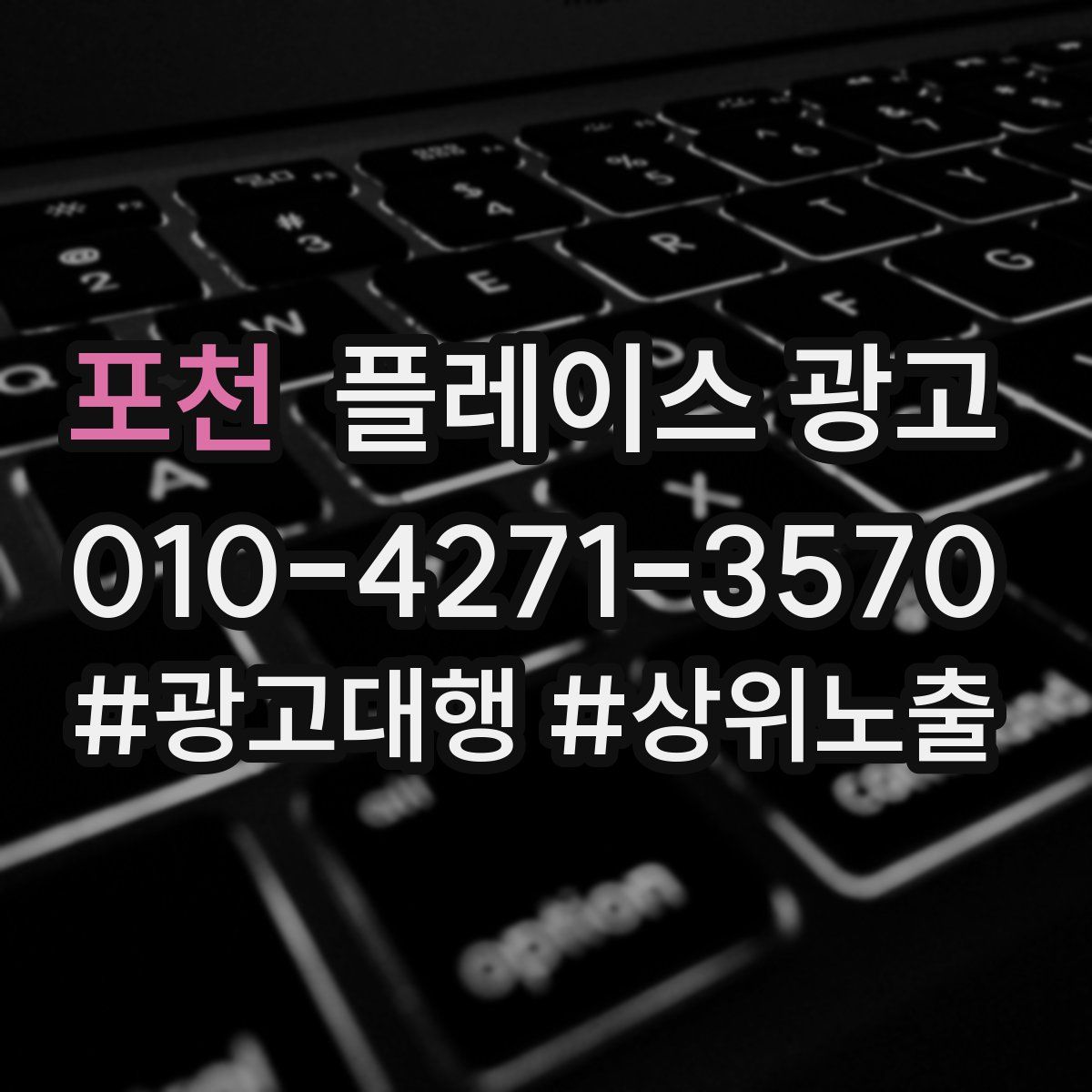 포천 플레이스 광고
