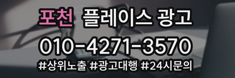 포천 플레이스 광고