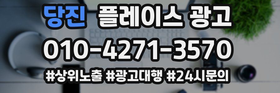 당진 플레이스 광고