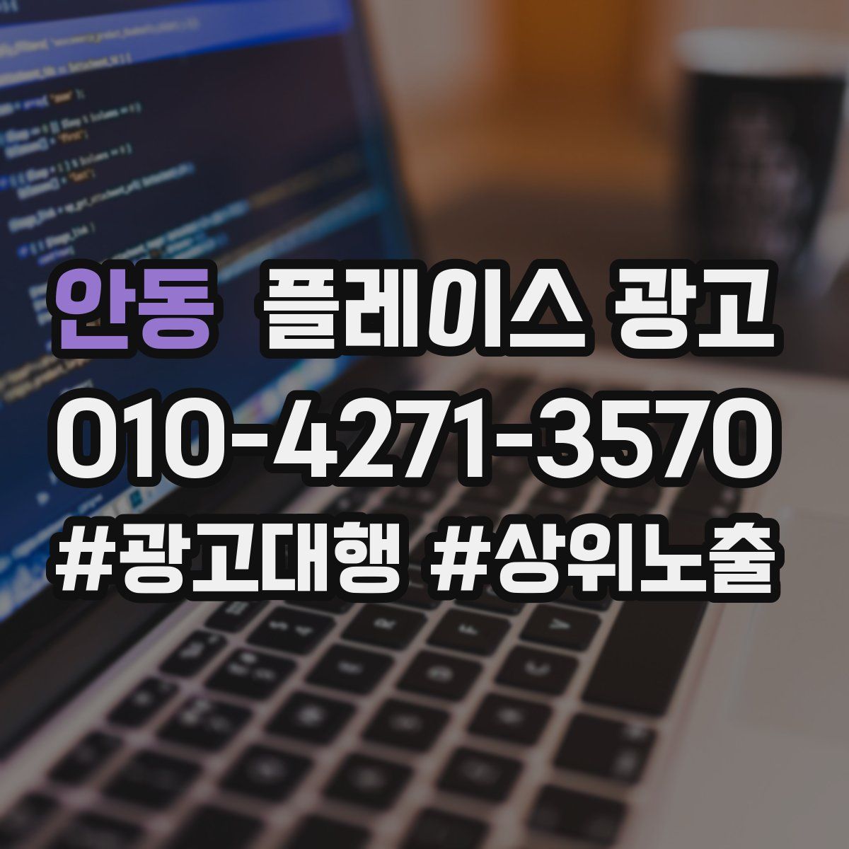 안동 플레이스 광고