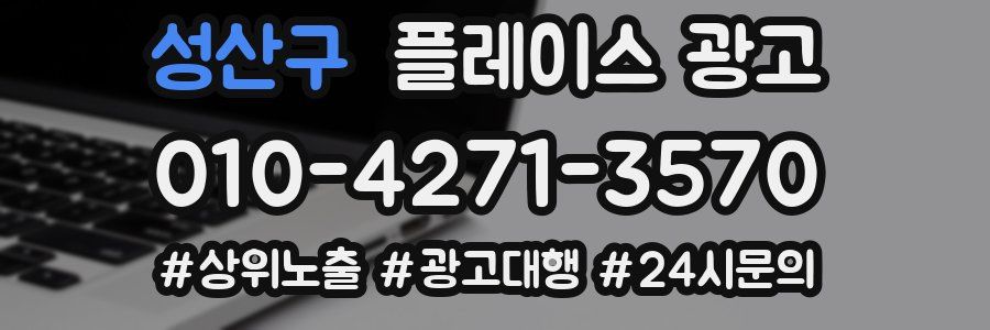 성산구 플레이스 광고