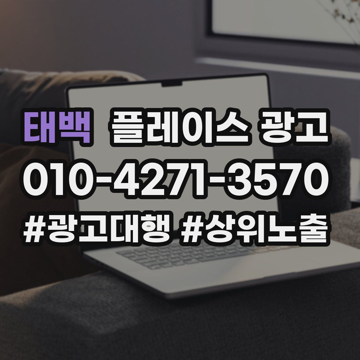태백 플레이스 광고