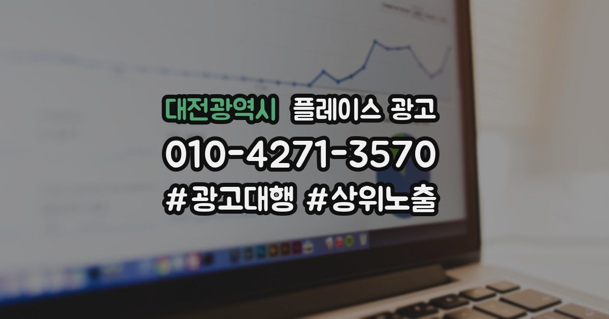 대전광역시 플레이스 광고