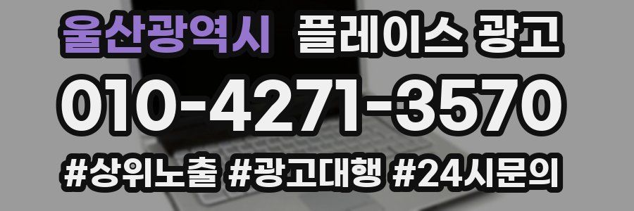 울산광역시 플레이스 광고