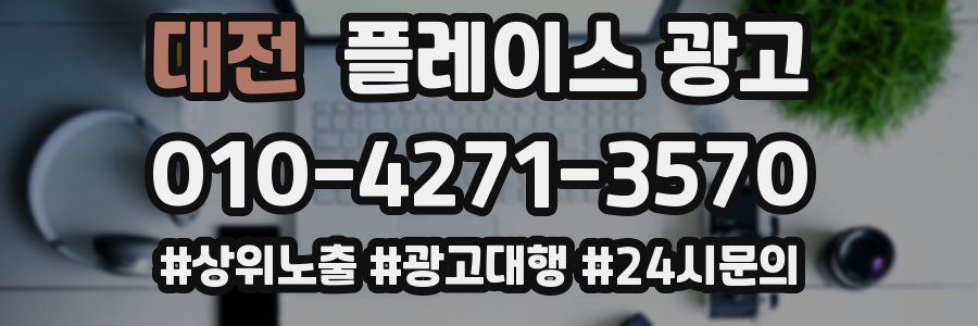 대전 플레이스 광고