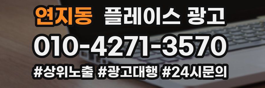 연지동 플레이스 광고