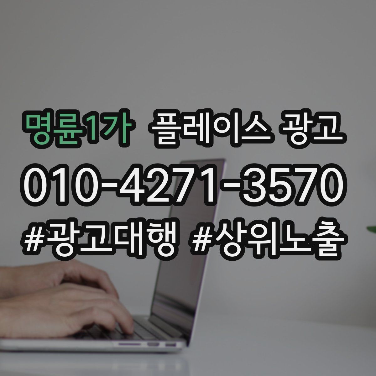 명륜1가 플레이스 광고