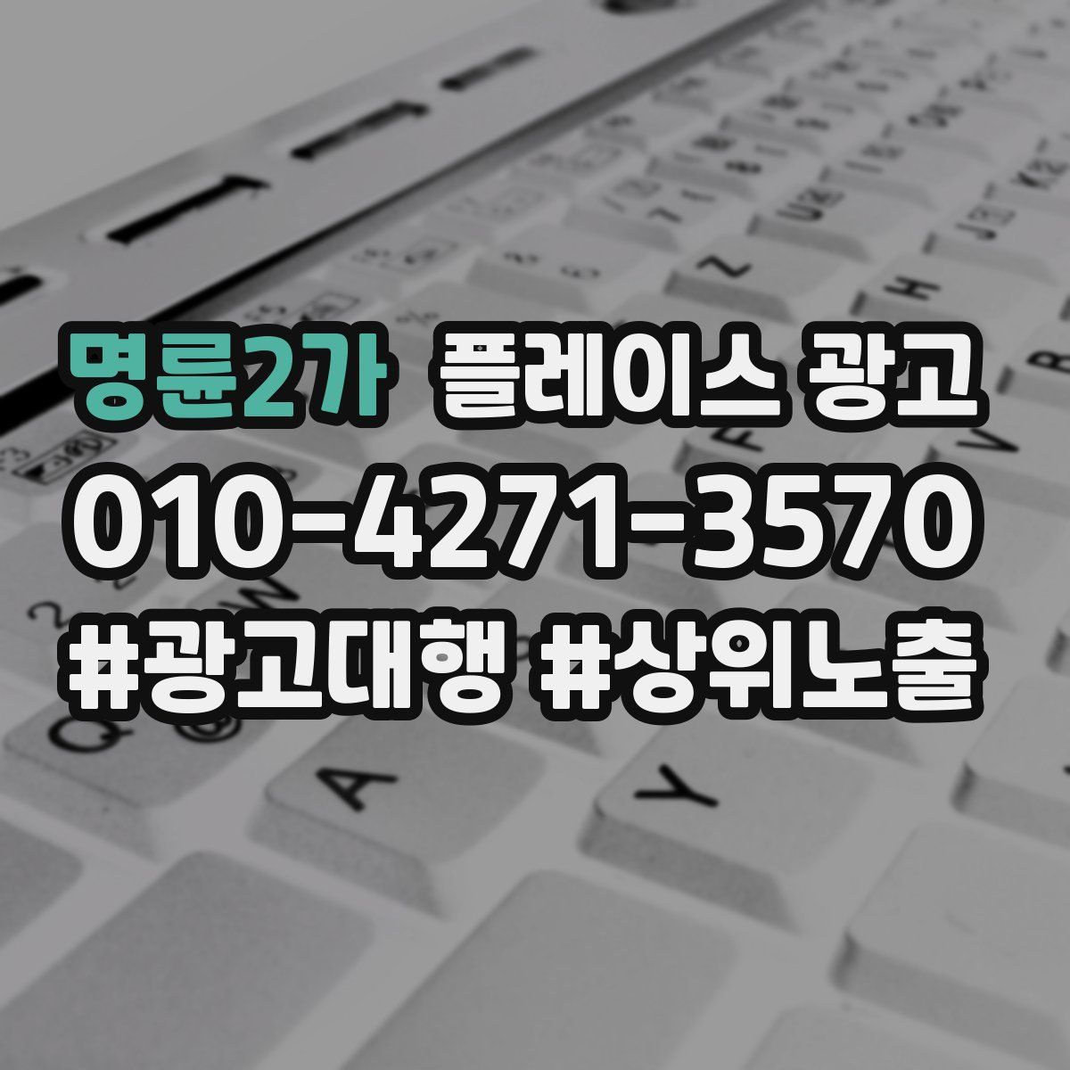 명륜2가 플레이스 광고
