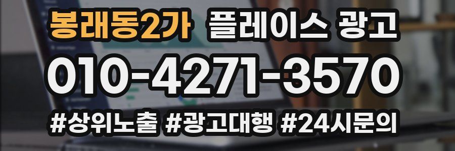 봉래동2가 플레이스 광고