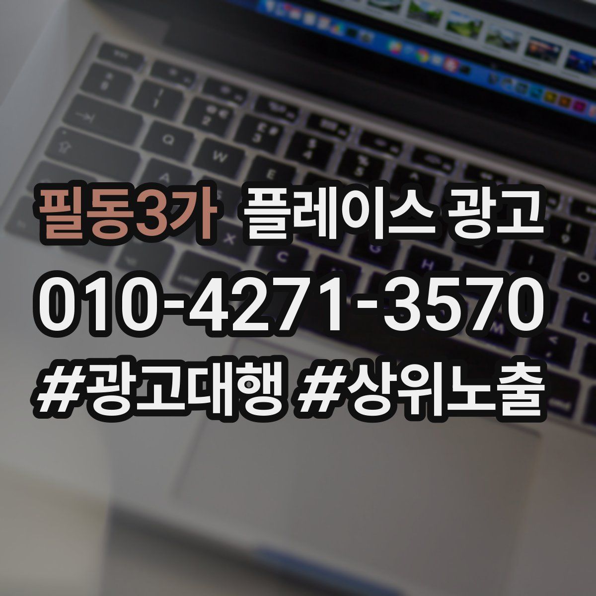 필동3가 플레이스 광고