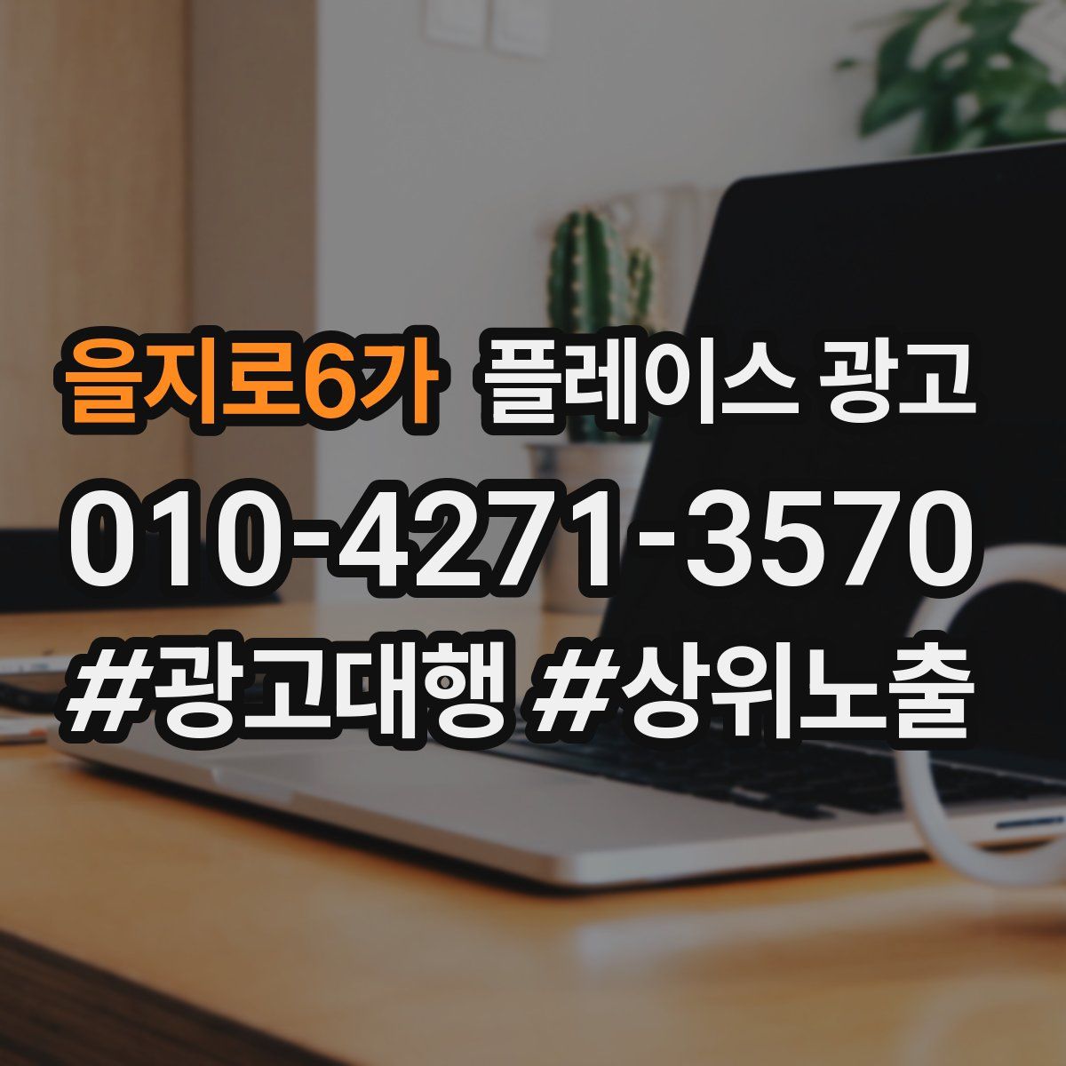 을지로6가 플레이스 광고