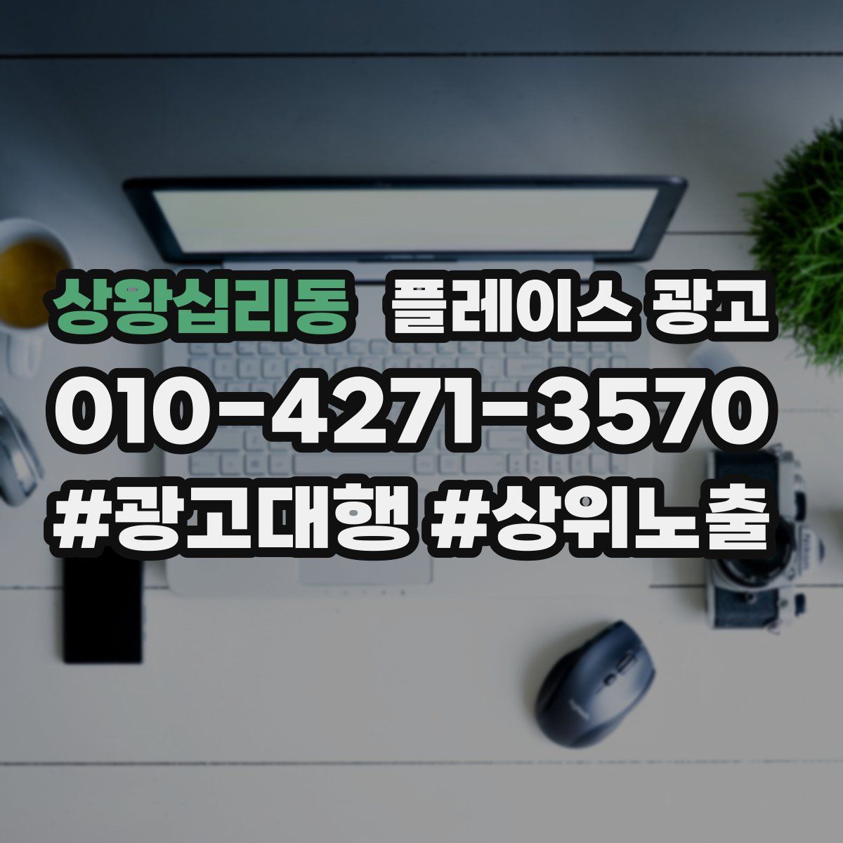 상왕십리동 플레이스 광고